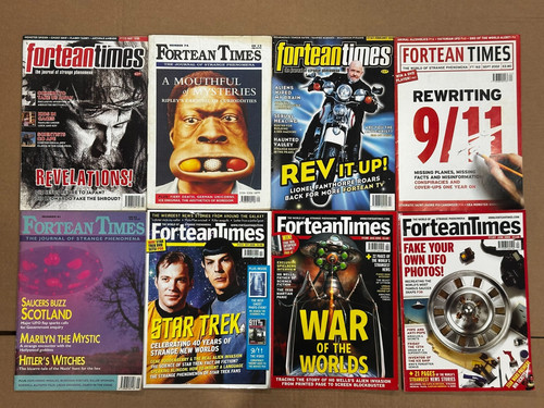 24x fortean times magazines - fortean,